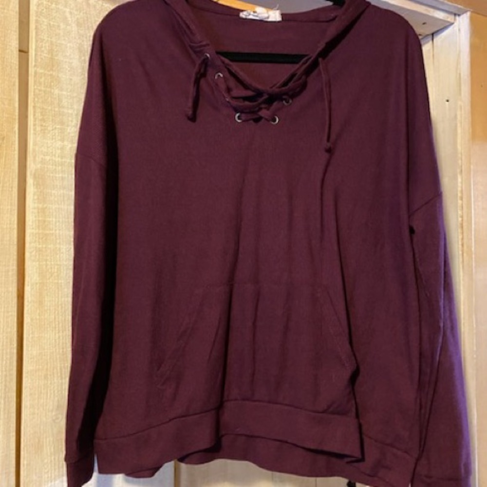 XL Pink Republic Hooded Top